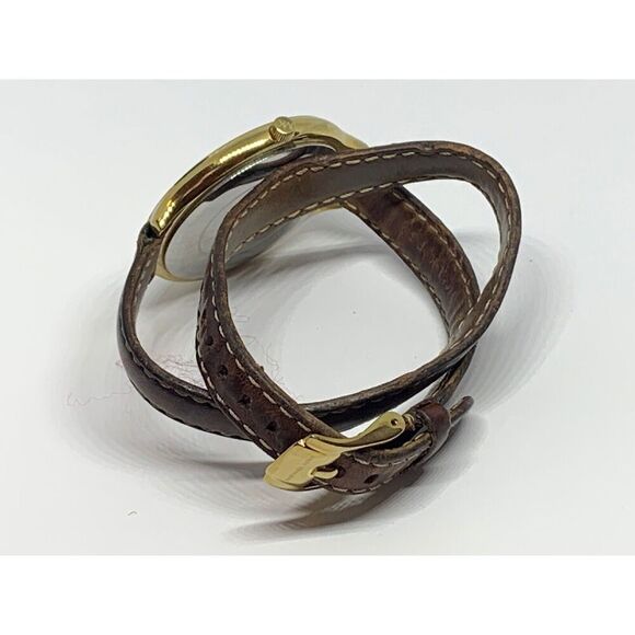 Michael Kors MK2256 Women's Brown Leather Analog Dial Quartz Wrist Watch GE165 - Picture 10 of 11